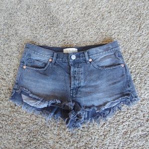 Free People: We The Free Distressed Jean Cutoffs